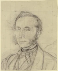 Portret mężczyzny z bokobrodami