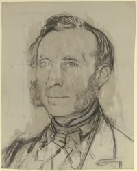 Portret mężczyzny z bokobrodami