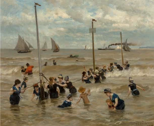 Kąpiel nad morzem, 1876 r.