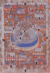 Mapa Aleppo, ok. 1600