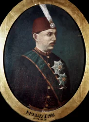 Imperium Osmańskie: Portret sułtana Mehmeda Murada V (1840-1910)” Malarstwo. 1876. Biblioteka Topkapi Sarayi w Stambule