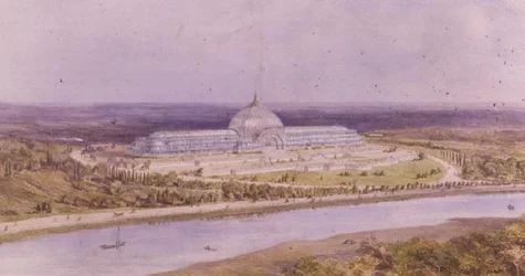Projekt na projektowaną wystawę w St. Cloud w Paryżu