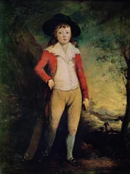 Portret Williama Sewarda z kijem do krykieta, ok. 1788-91