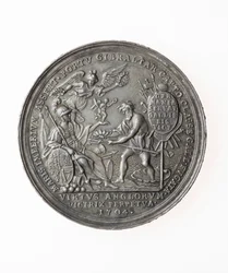 Medal upamiętniający zwycięstwa brytyjskie, 1704 (srebrny)