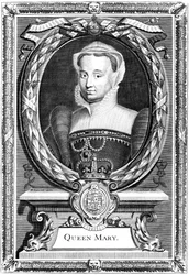 Królowa Anglii Maria I, XIX w.