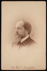 Portret ks. Williama Chauncy Langdona 1831-1895, ok. 1881 r.