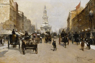 Strand, Londyn, 1888