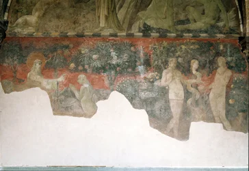 Geneza, stworzenie Ewy i grzech pierworodny - Fresco