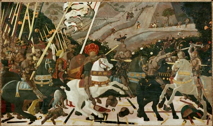 Bitwa pod San Romano w 1432 roku (tempera jajowa na topoli)
