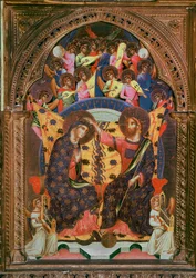 Koronacja Marii Panny. Obraz (czynny w latach 1320-1362). Wenecja, Gallerie dell