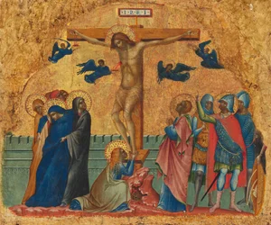 Ukrzyżowanie, ok. 1340-1345 (tempera na panelu)