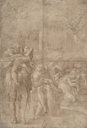 Adoracja pasterzy 1524-27.