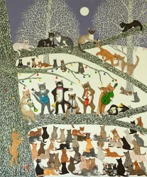 A Resounding Success, 2012 (akryl na perkalu)