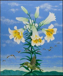 Early Birds, 2011 (akryl na perkalu)