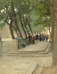Lewobrzeżny rynek książki, Paryż, ok. 1900