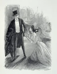 Ilustracja z "The Picture of Dorian Gray" Oscara Wilde