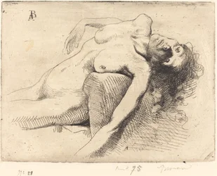 Umierająca kobieta Umierająca kobieta, 1885.