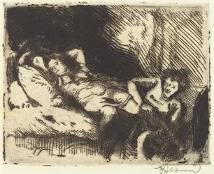 Idąc do łóżka Le coucher, 1913.