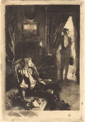 Iza śpi Sen Izy, 1885.