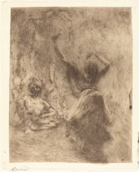Tancerka Tanjore La bayadère de Tanjore, 1914.