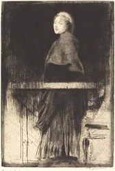 Kobieta w pelerynie Kobieta w pelerynie, 1889.