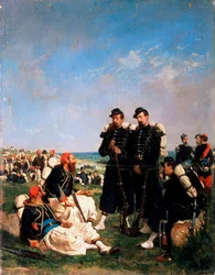 Obóz francuski w pobliżu Sewastopola, XIX w.