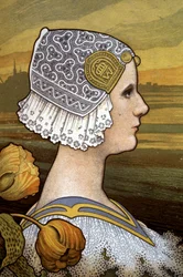 Królowa Wilhelmina z Holandii, ok. 1901 r. (ilustracja)