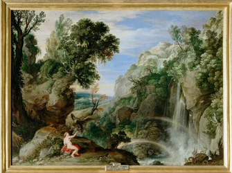 Paul Bril i P. P. Rubens: Pejzaż z Hebe i Jowiszem (obraz na płótnie)