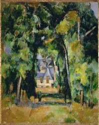 Allee a Chantilly - Aleja w Chantilly (obraz na płótnie)