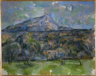 La Montagne Sainte Victoire vue des Lauves (olej na płótnie)