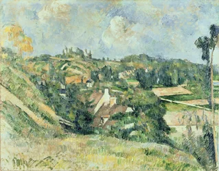 Auvers-sur-Oise, widziane z Val Harme, 1879-82