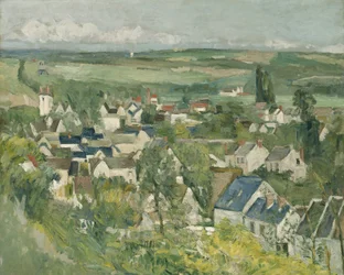 Auvers, panoramiczny widok, 1873-75