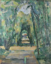 Aleja w Chantilly, 1888