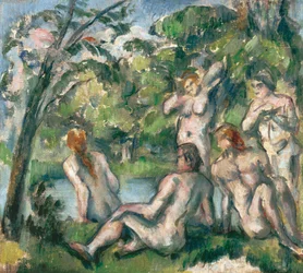 Kąpiący się – Cezanne, Paul (1839-1906)