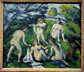 Obraz Pięciu Kąpiących się autorstwa Paula Cezanne