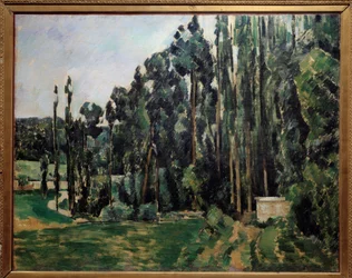 Les topole Obraz Paula Cezanne
