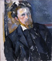 Portret Joachima Gasqueta (1873-1921) - Paul Cezanne (1839-1906). Olej na płótnie, ok. 1896. Galeria Narodowa, Praga