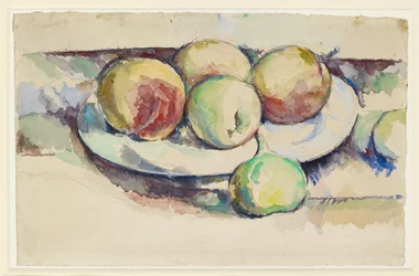 Martwa natura brzoskwini i fig, koniec XIX wieku
