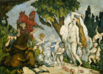 Kuszenie św. Antoniego; Kuszenie św, ok. 1874