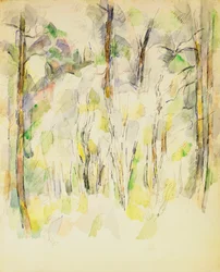 Scena leśna, ok. 1900-1904