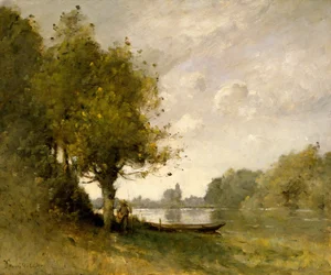 Staw w pobliżu Nangis, 1880-95.
