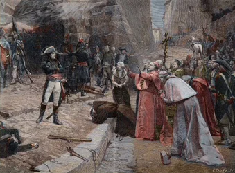 Oblężenie Pawii według obrazu Boutigny