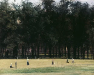 Kensington Gardens (olej na płótnie)