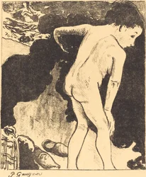 Kąpiący się w Bretanii Breton Kąpiący się, 1889.