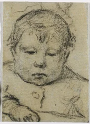 Emil Gauguin jako dziecko, prawa ręka do przodu
