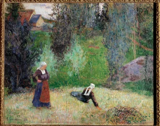 Pierwsze kwiaty Bretanii Malarstwo Paula Gauguina (1848-1903)
