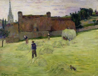 Sianokosy w Bretanii, 1888 r.