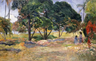 Pejzaż z trzema drzewami, 1892