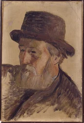 Portret mężczyzny, ok. 1880 (olej na płótnie)