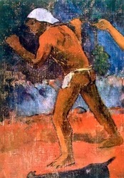 Scena ze szczegółu Tahitian Life, 1896